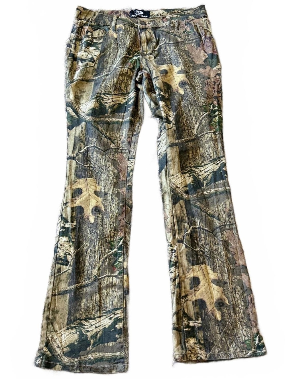 Mossy Oak Size 8 Realtree Camo Bootcut Pants Hunting Y2K Outdoors